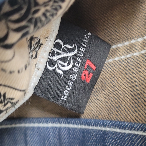 Rock & Republic Light Blue Boot Cut Jeans; Size 27 - Picture 11 of 11